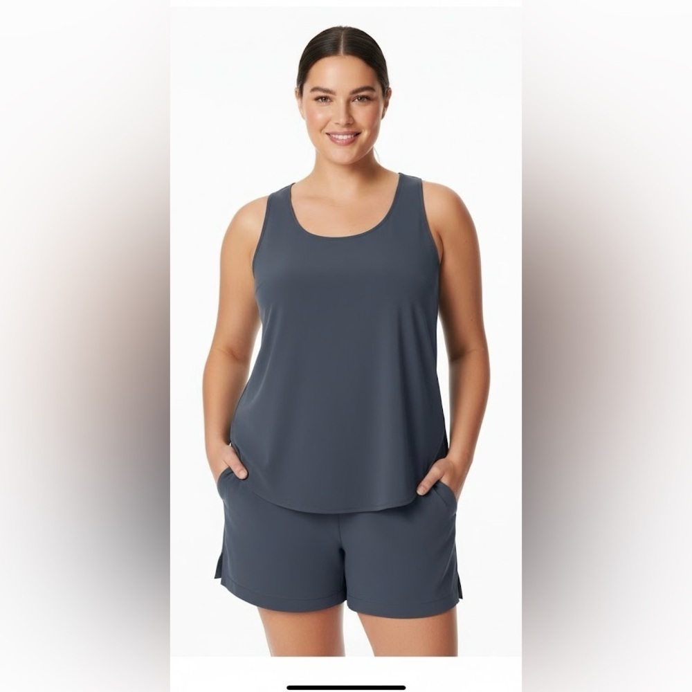 SPANX  Casual Fridays blue - Grey Tank Top